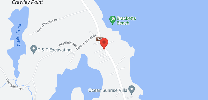 map of 605 Ketch Harbour Road